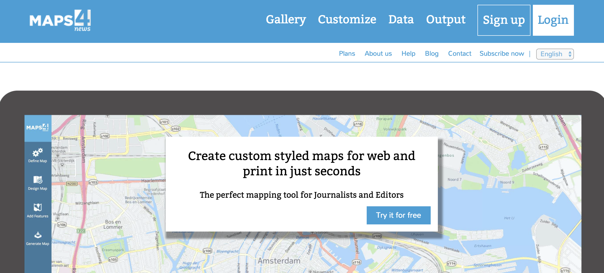 Maps4News